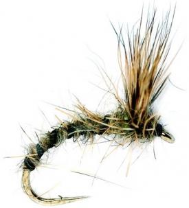 Fulling Mill Deer Hair Emerger Hares Ear #14