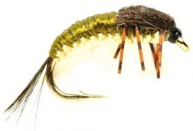 Fulling Mill Polish Nymph Cream/Olive #10