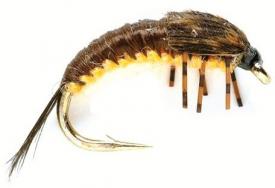 Fulling Mill Polish Nymph Peach/Brown #12