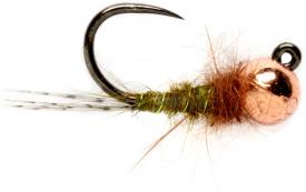 Fulling Mill Roza Olive Nymph Barbless #16c