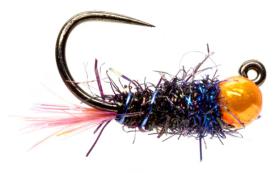 Fulling Mill Roza's Neon Orange Nymph #18b