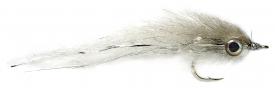 Fulling Mill Salty Mullet Grey & White #1/0