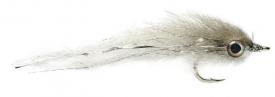 Fulling Mill Salty Mullet Grey & White #2/0