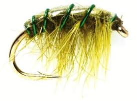 Fulling Mill Shrimper Olive Weighted #10