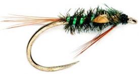 Fulling Mill Stealth Green Holo Barbless #10		