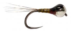 Fulling Mill Weiss Baetis Perdigon Barbless Dark #20