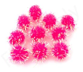 Glitter Eggs Hot Pink 10pc