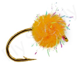 Euro Flies Glitter Salmon Egg Cheese #10