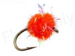 Euro Flies Glitter Salmon Egg Orange #16
