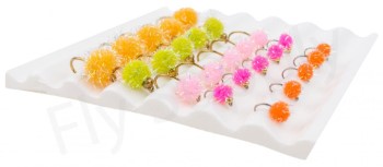 Glitter Salmon Eggs Set 25pc