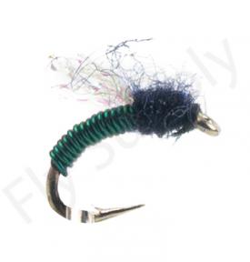 Euro Flies Green Flashback Brassie #22
