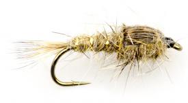 Euro Flies Hares Ear Nymph Natural #10