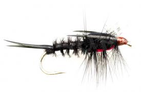 Euro Flies Helgramite Black #8