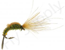 Euro Flies KB CDC BWO Emerger #18   