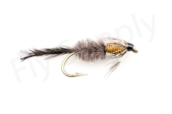 Euro Flies Mayfly Nymph Dark Brown #10