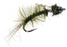 Euro Flies Marabou Green Drake Emerger #12