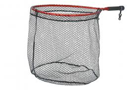 McLean Weigh-Net Size M Short Handle Red - Rubber