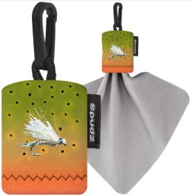 Miss Mayfly Spudz Fishing Microfiber Cloth Brown Trout