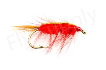 Euro Flies Mini Wiggler Red #8