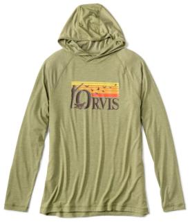 Orvis DriCast Logo Hoodie Loden
