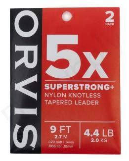 Orvis Super Strong Plus Leaders 9ft 2-pack