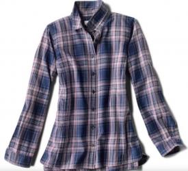 Orvis Womens Indigo Tech Woven Shirt Dirty Merlot - Small