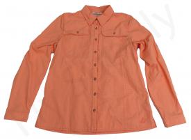 Orvis Womens Open Air Caster Long Sleeve Orange - Small