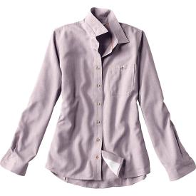 Orvis Womens Tech Chambray Work Shirt Purple - Small