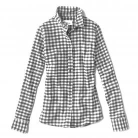 Orvis Womens Tech Creek Flannel Dark Grey - Small