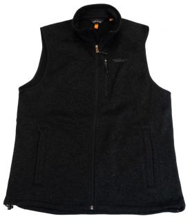 Orvis Womens Windproof Sweater Fleece Vest Black - Small