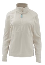 Simms Women's Madison Fleece Popover Linen 