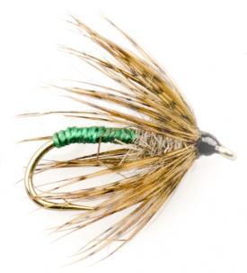 Euro Flies Partridge & Green Wet Fly #14