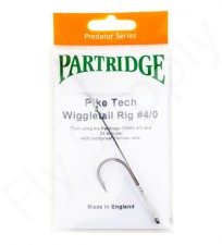 Partridge Tube Fly Wiggle Tail Rig #4/0 incl Stinger #1/0