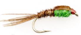 Euro Flies Pheassant Tail Highlander Green #14