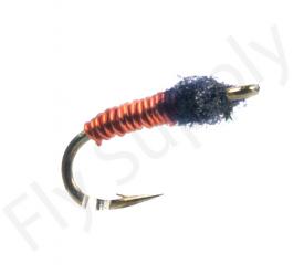 Euro Flies Red Flashback Brassy #22