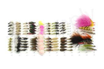 Allround Set Flies 100pc