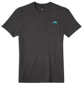Sage Logo Pocket Tee Charcoal 