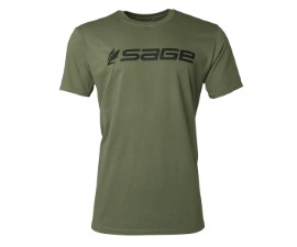 Sage Logo Tee Short Sleeve Dark Green - Medium