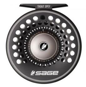 Sage Trout Spey Stealth Silver Fly Reel