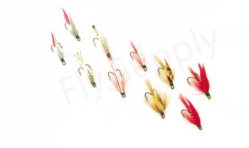 Salmon & Steelhead Fly Set Double Hook 10pc