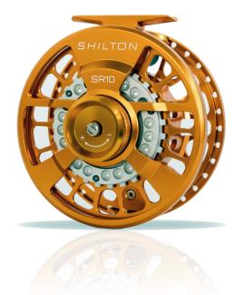 Shilton SR Series Fly Reel Gold
