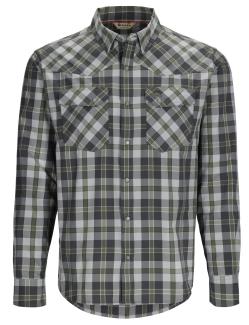 Simms Brackettt Longsleeve Shirt Backcountry Clover Plaid - Medium
