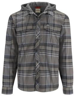 Simms Coldweather Hoody Gunmetal Neo Plaid