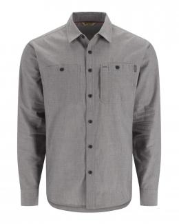 Simms Cutbank Chambray Shirt Cinder Chambray