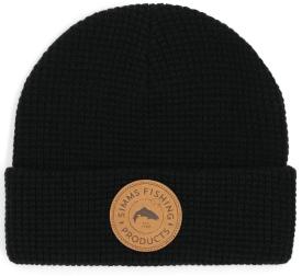 Simms Everyday Waffle Knit Beanie Black