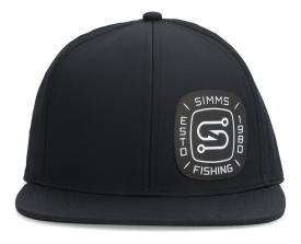 Simms Flatbill Cap Black