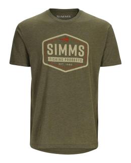 Simms Fly Patch T-Shirt Military Heather