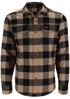 Simms Gallatin Flannel Shirt Cork Buffalo Check