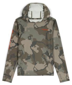 Simms Kids Solar Tech Hoody Regiment Camo Olive Drab Size Medium