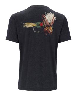 Simms Let It Fly T-Shirt Charcoal Heather 